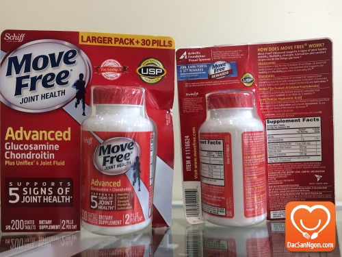 Viên uống bổ khớp Schiff Move Free Advanced Triple Strength