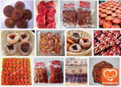 Hồng sấy dẻo - Đặc sản mang nét riêng biệt của Đà Lạt