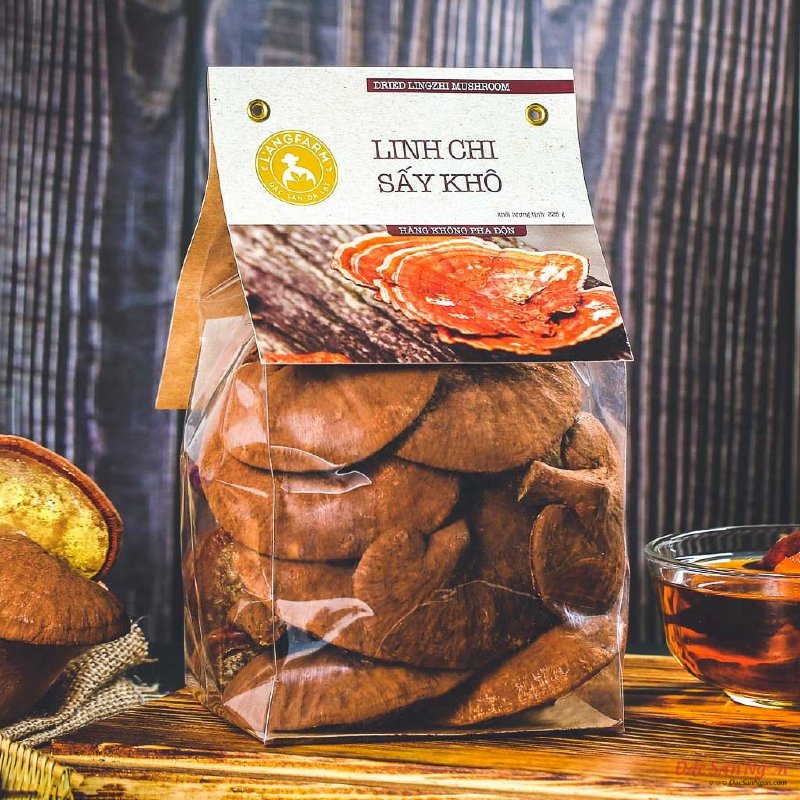 Nấm Linh Chi Sấy Khô Langfarm 225g - MSN181614
