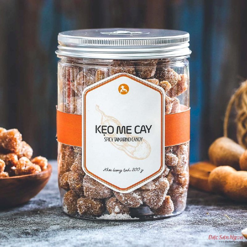 Kẹo Me Cay Langfarm 300g, Đặc Sản Đà Lạt, Mẫu Nắp Nhôm - MSN181606