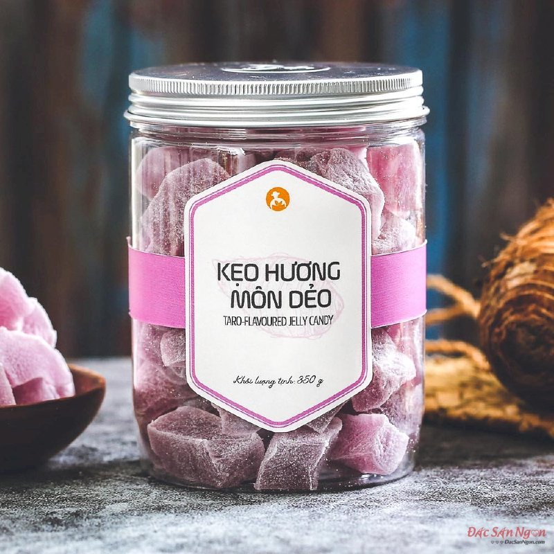 Kẹo Hương Môn Dẻo Langfarm 350g, Đặc Sản Đà Lạt, Mẫu Nắp Nhôm - MSN181603
