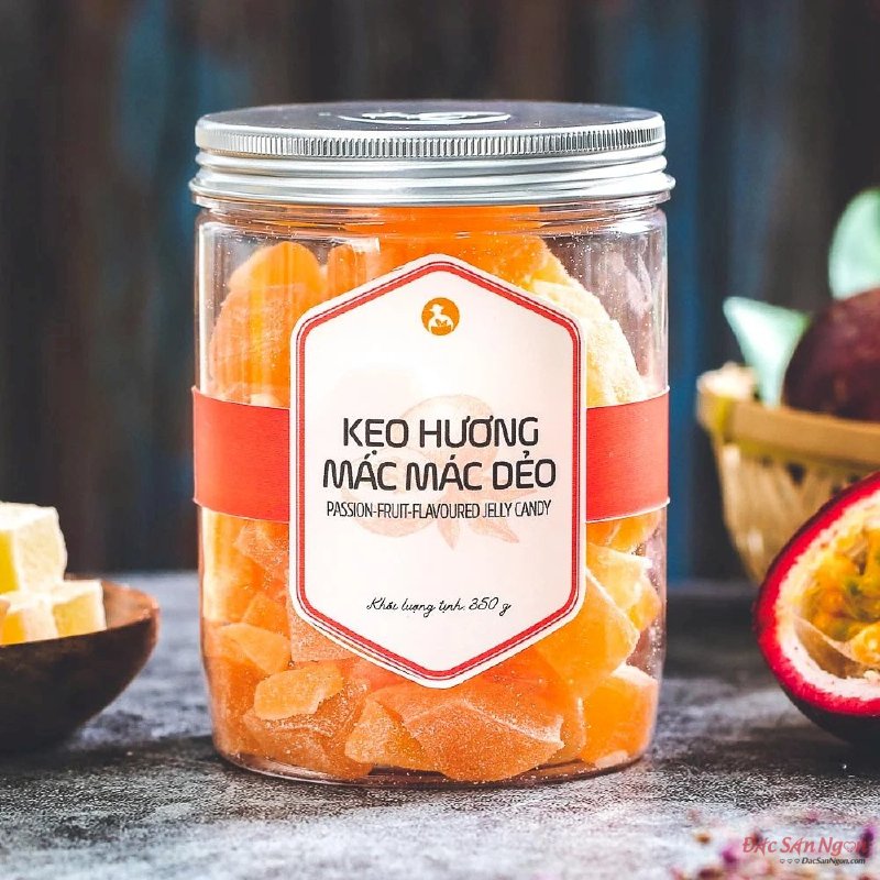 Kẹo Hương Mác Mác Dẻo Langfarm 350g, Đặc Sản Đà Lạt, Mẫu Nắp Nhôm - MSN181602