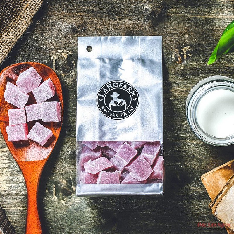 Kẹo Hương Môn Dẻo Langfarm 180g, Đặc Sản Đà Lạt, Mẫu Bịch Bạc - MSN181570