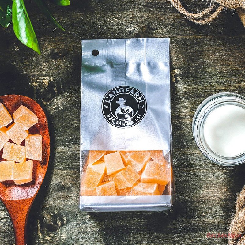 Kẹo Hương Mác Mác Dẻo Langfarm 180g, Đặc Sản Đà Lạt, Mẫu Bịch Bạc - MSN181569