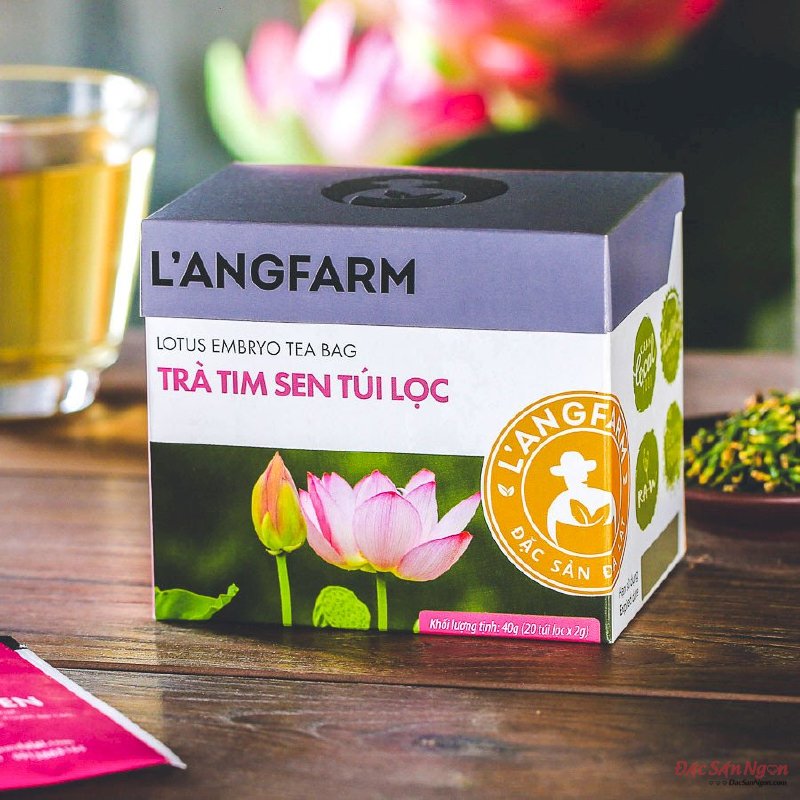 Trà Tim Sen Langfarm Túi Lọc Hộp 20 Tép - DS066